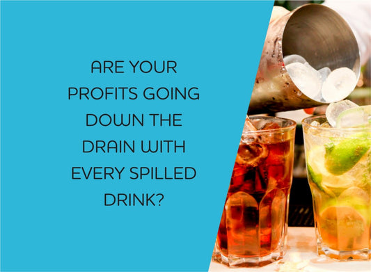 Are your profits going down the drain with every spilled drink or dropped tray? - Single Handed